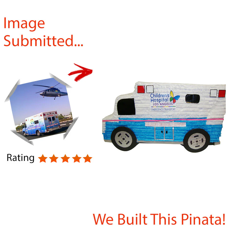 Ambulance Custom Pinata - Image 2