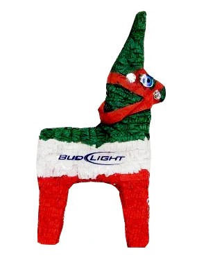 Bud Light Mexican Donkey Promotional Pinata