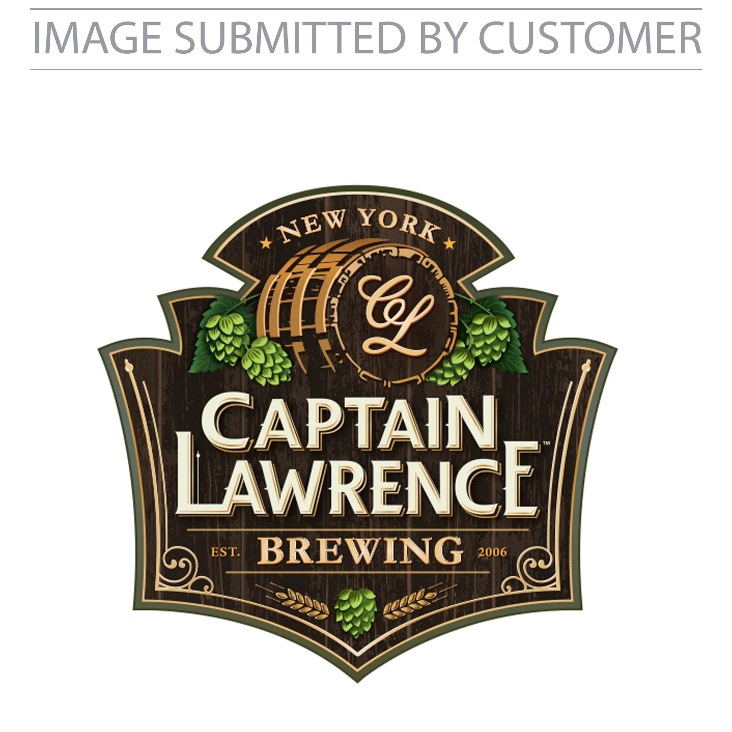 Captain Lawrence Logo Custom Pinata - Image 2