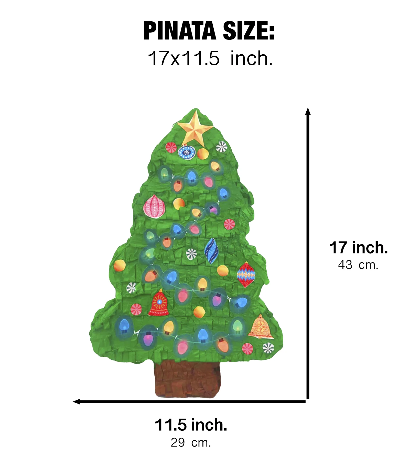 Christmas Tree Pinata For Christmas Decoration - Image 3
