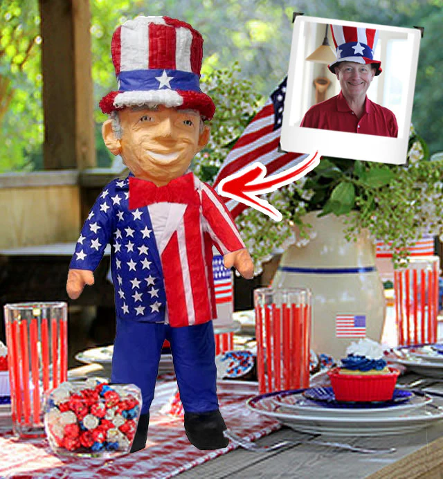 Custom 4th of July Pinata - Image 2