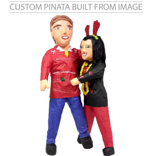 Christmas Portrait Custom Pinata - Image 3