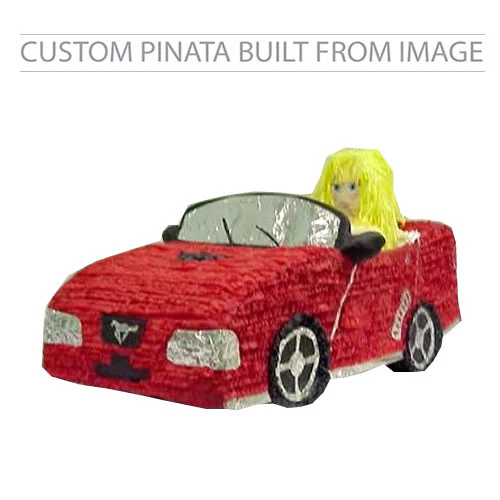 Girl on Car Custom Pinata