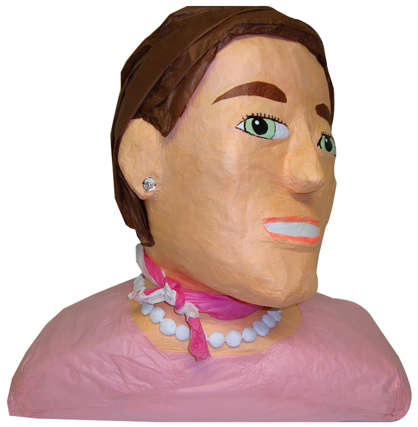 Lady with Scarf Custom Pinata