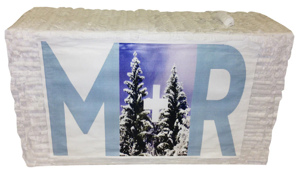 M+R Logo Custom Pinata