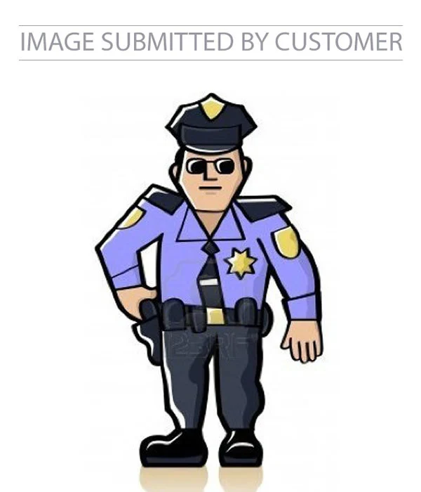 Police Officer Custom Pinata - Image 2