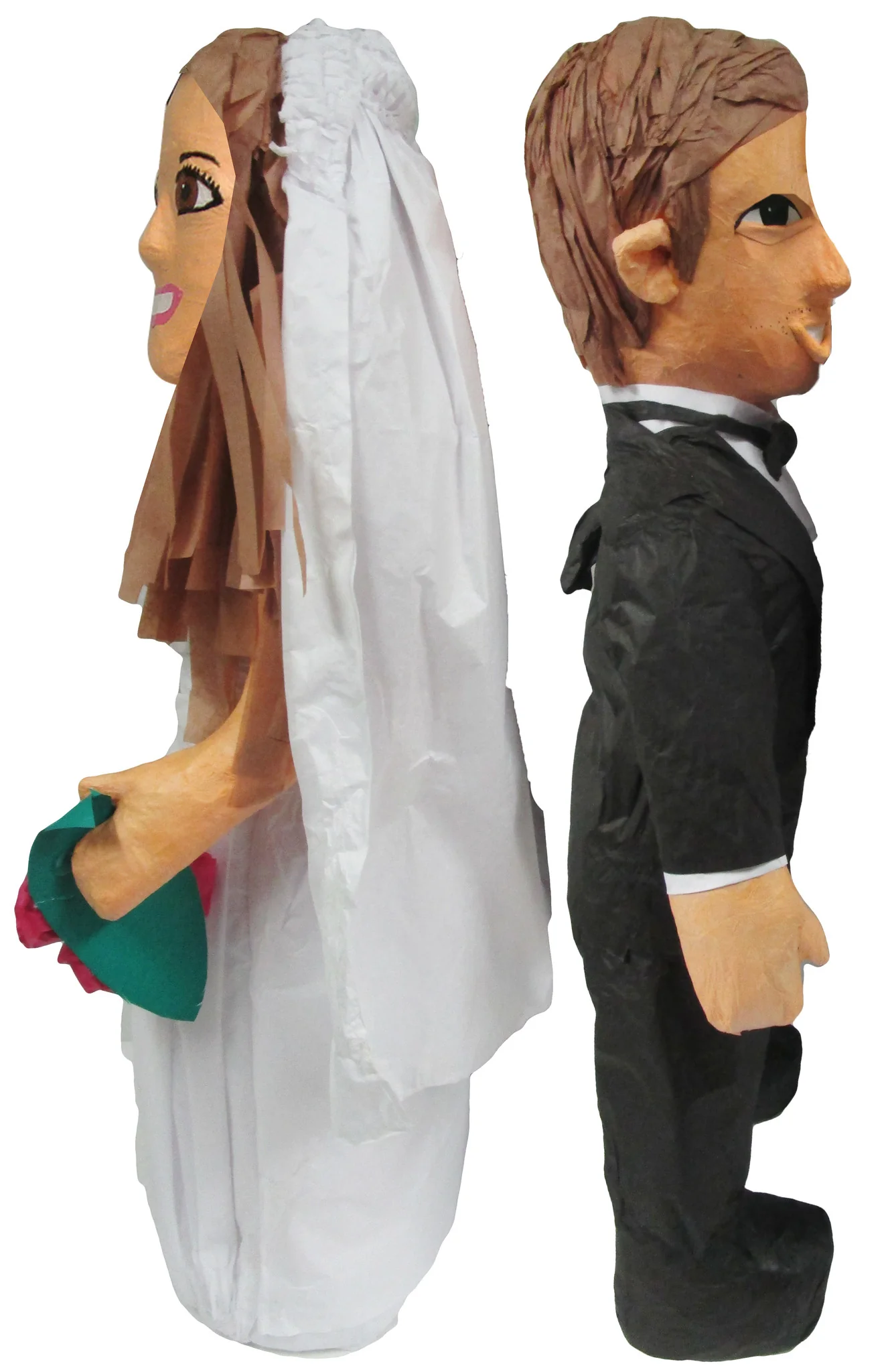 Custom Bride and Groom Wedding Pinata Centerpiece - Image 10