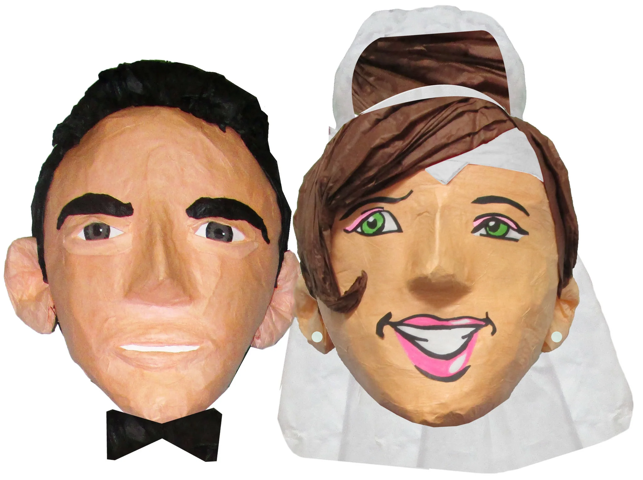 Custom Bride and Groom Wedding Pinata Centerpiece - Image 15