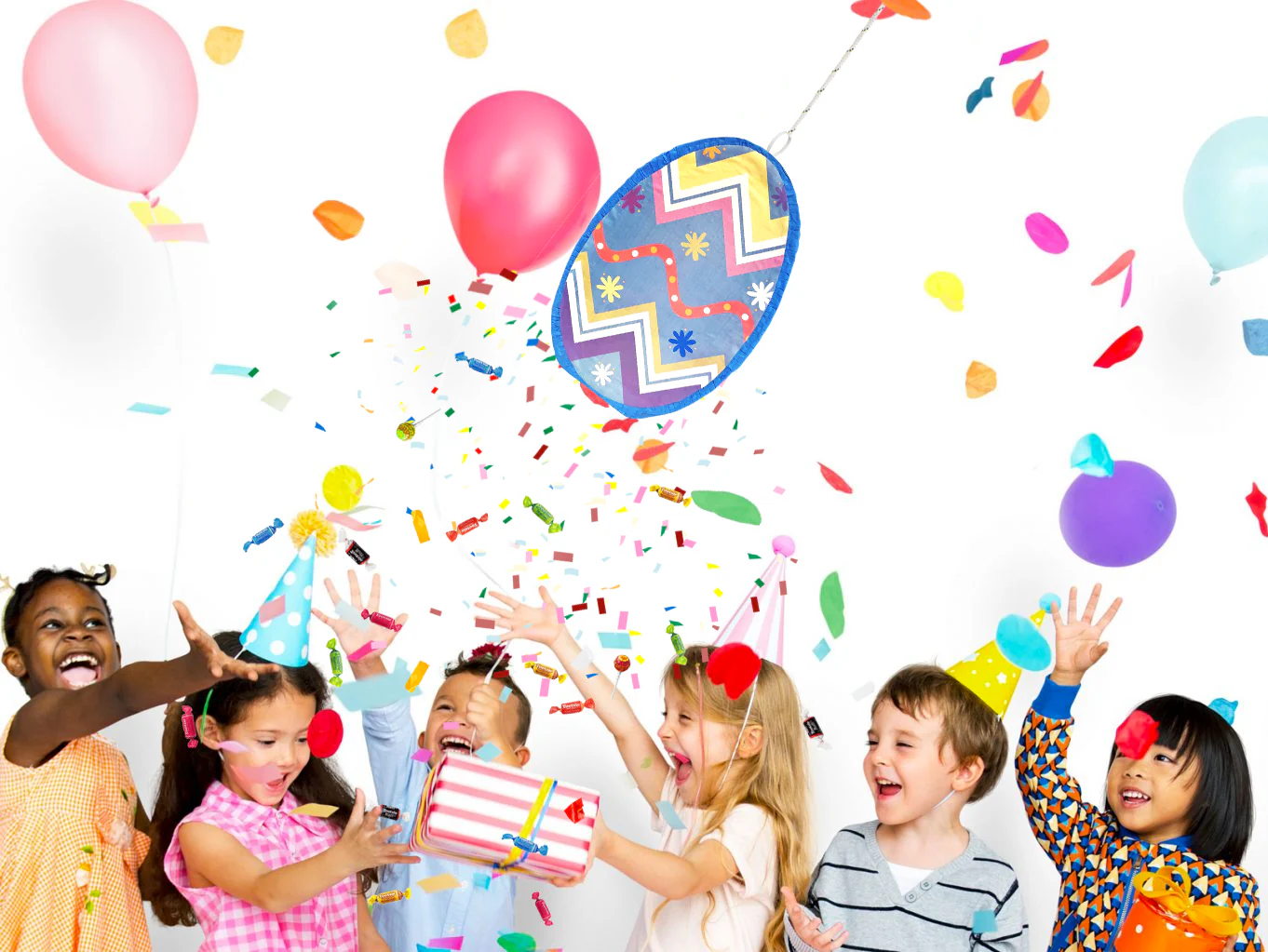 Easter Egg Pinata For Easter Party Celeberations and Games - Image 4