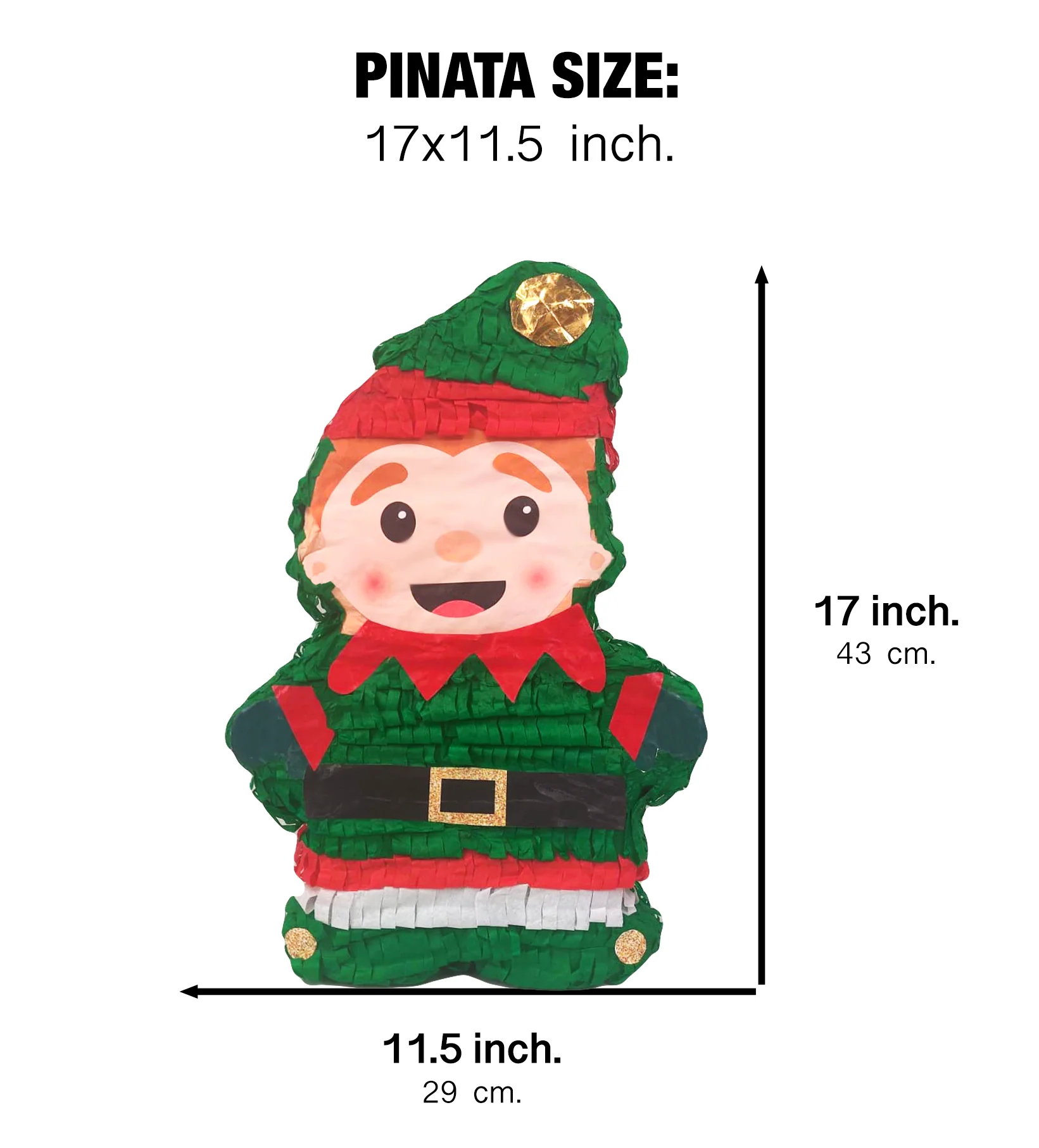 Elf Pinata For Christmas Party Celebrations - Image 3