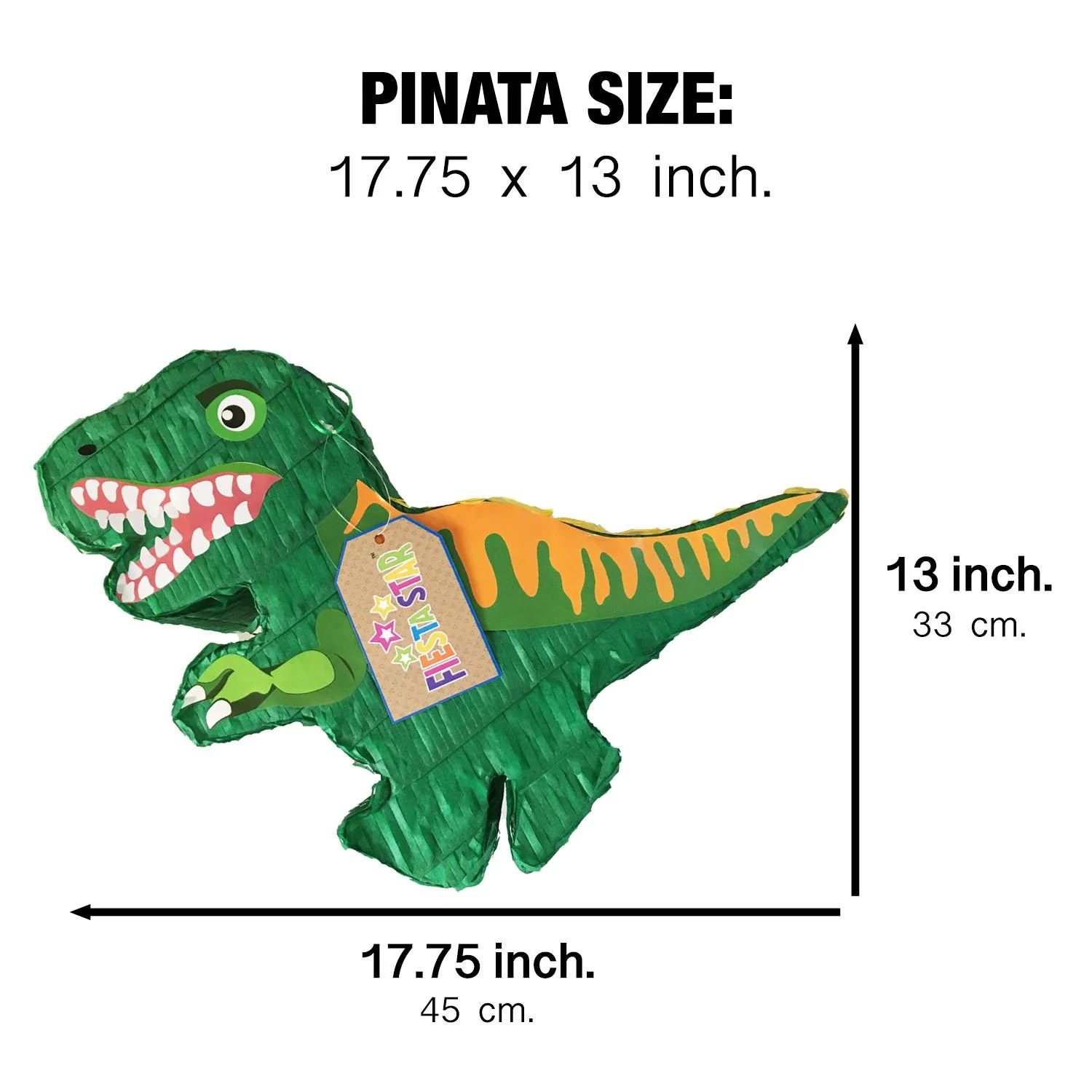 Green Dino Pinata - Image 3