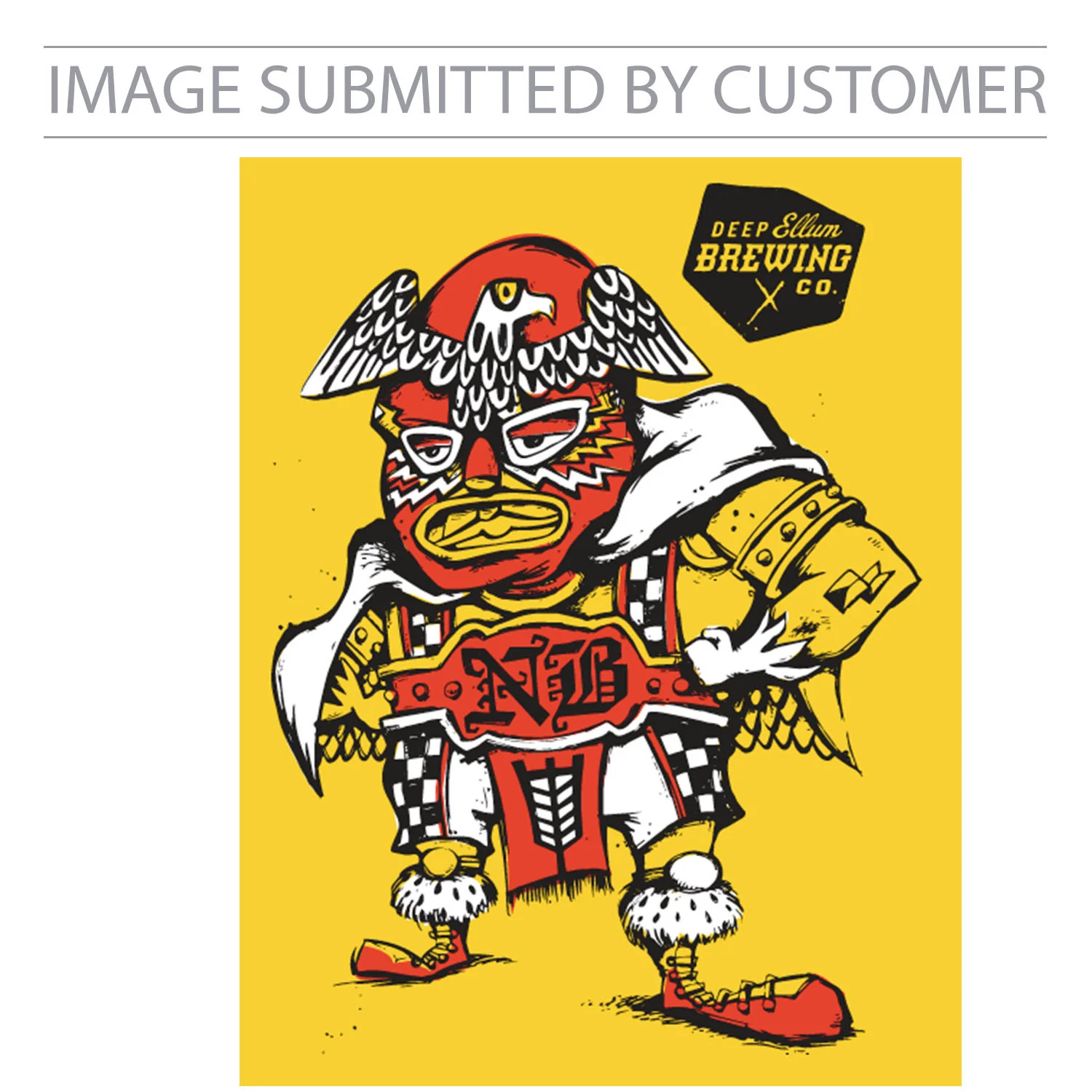 Lucha Fighter Custom Pinata - Image 2