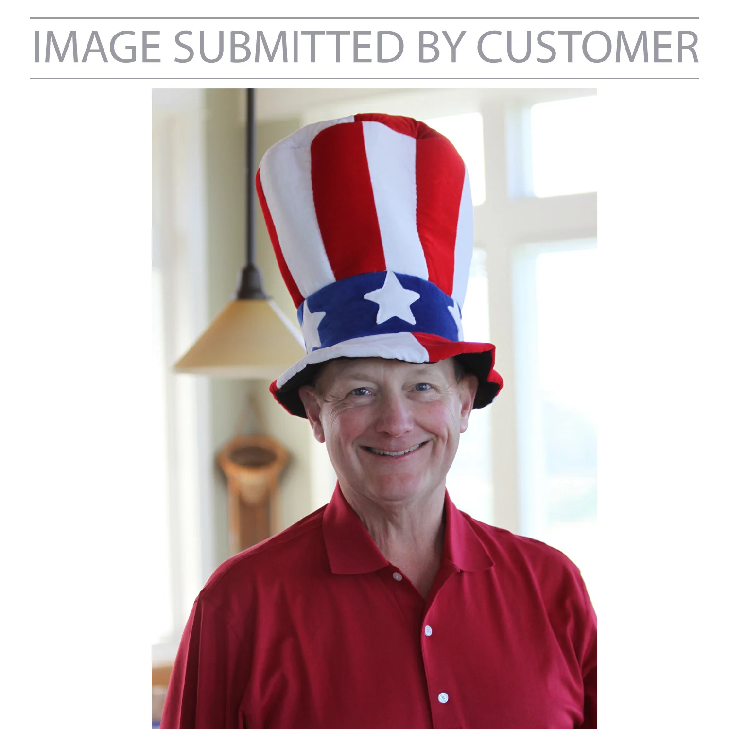 Man American Hat Custom Pinata - Image 2