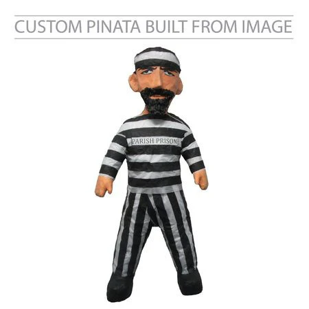 Man With Jail Suit Custom Pinata - Image 2
