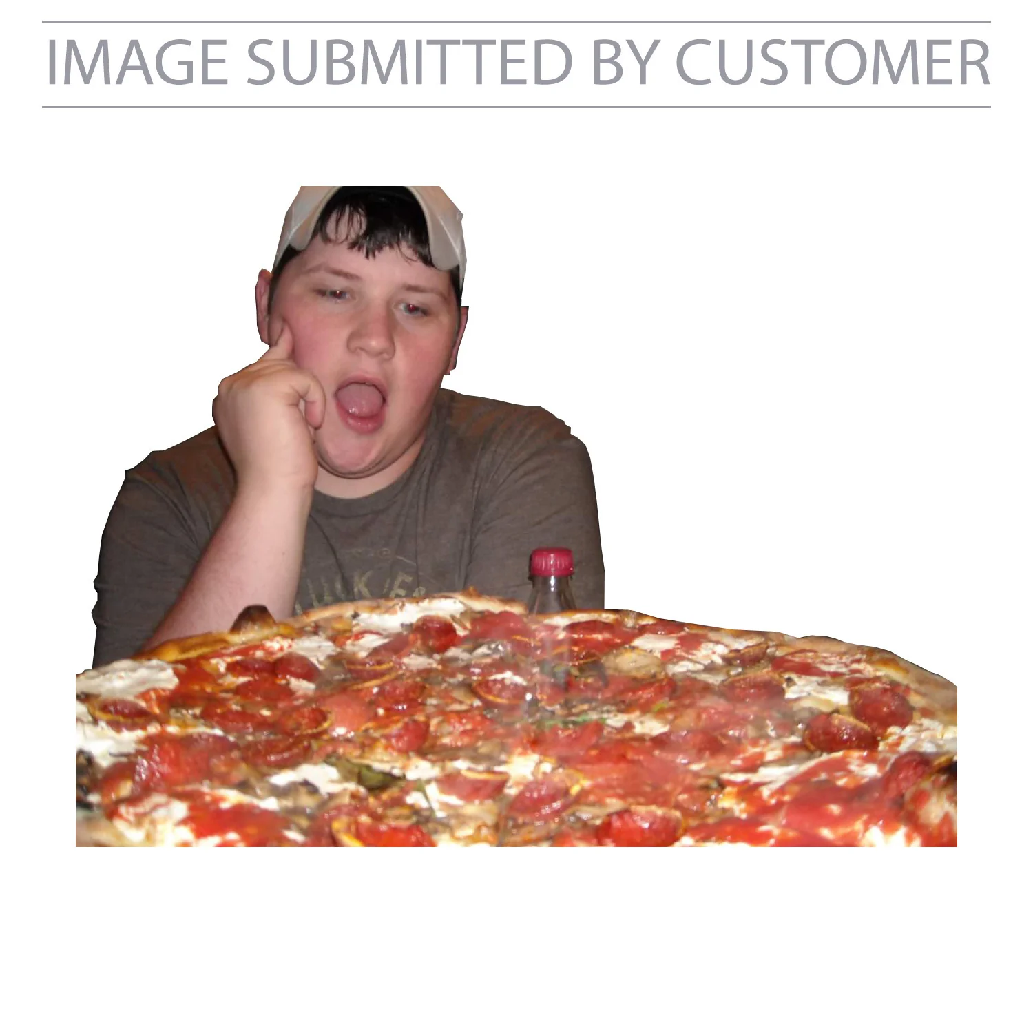 Man With Pizza Custom Pinata - Image 2