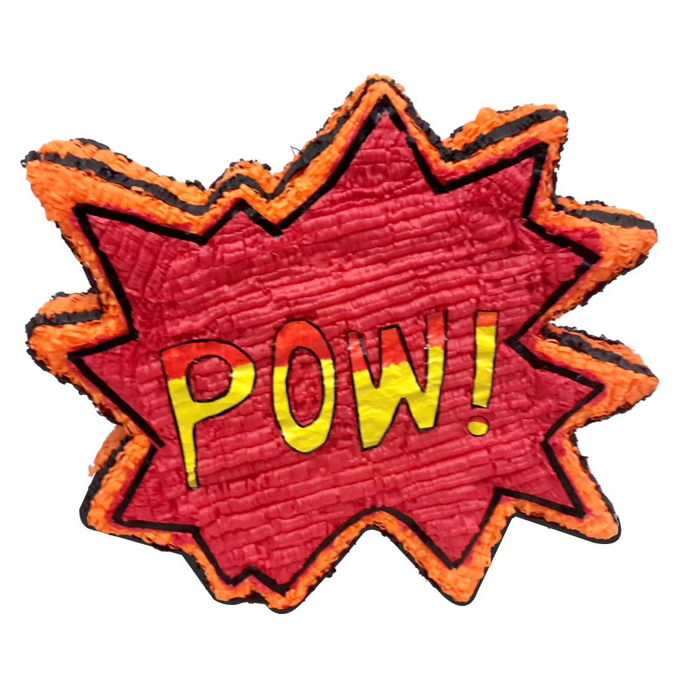 Large POW Superhero Pinata - Signature Line