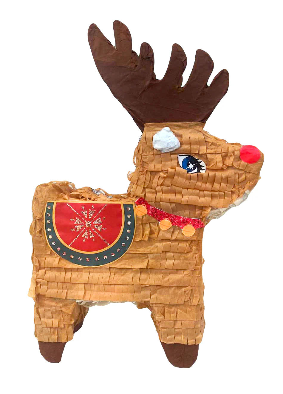 Rudolph Reindeer Pinata For Christmas Decoration - Image 3