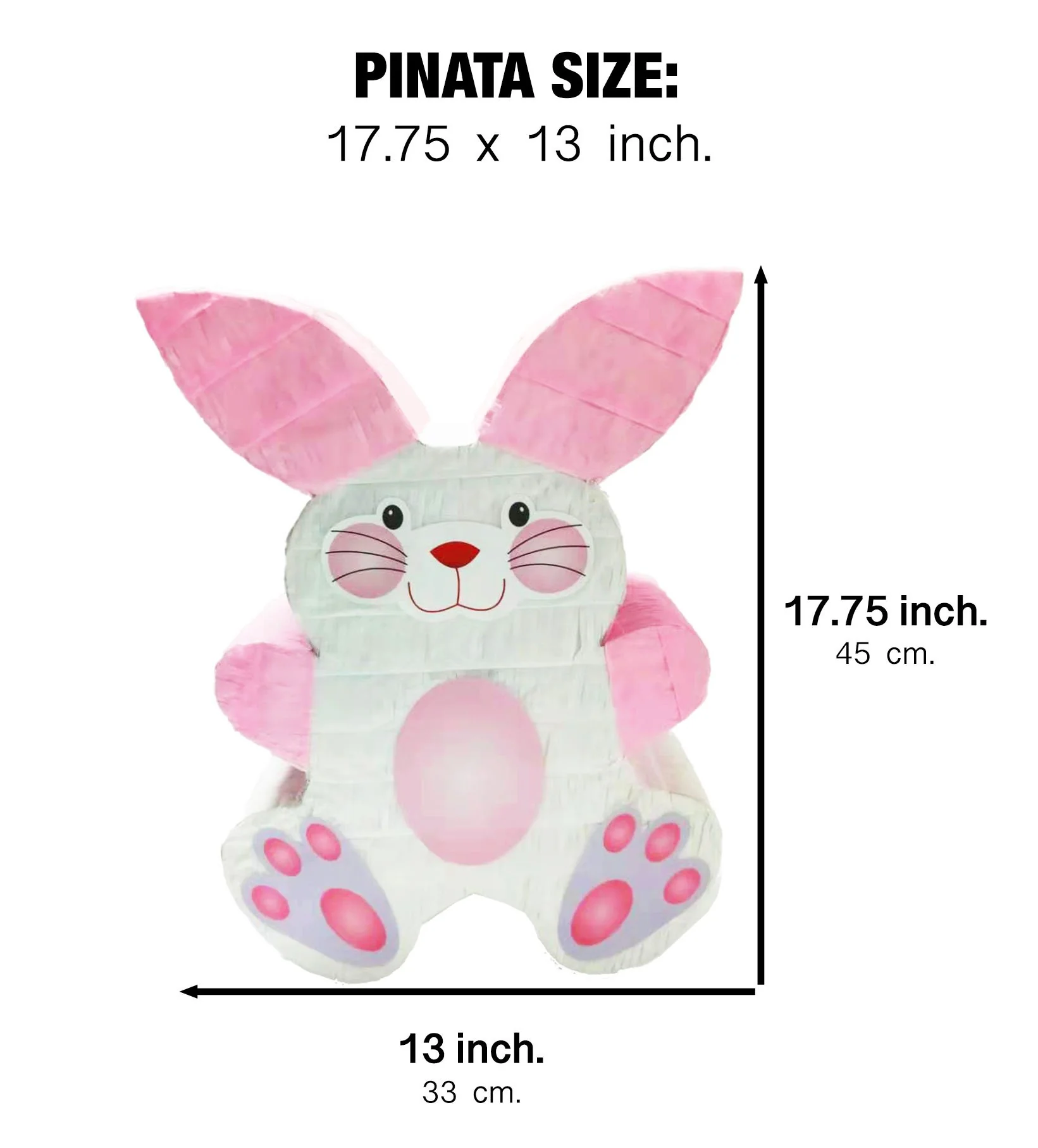 White Bunny Pinata - Image 3